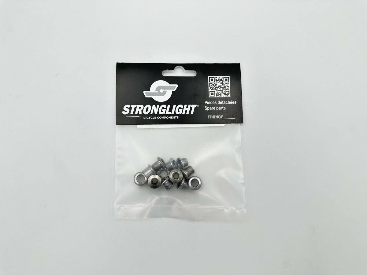 Chainring Bolt Kits, MTB SCREW FOR TRIPLE (4 ARMS) STEEL & STAINLESS SILVER