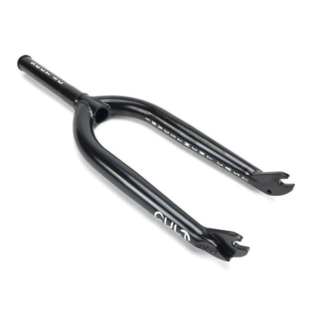 Cult Sect V4 black 20-inch BMX fork with 28mm offset