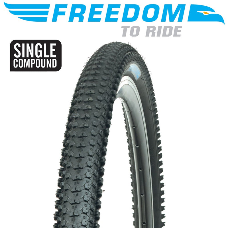 Freedom Off Road Tyre 26" x 1.95" — manufacturer tread illustration; rim not included