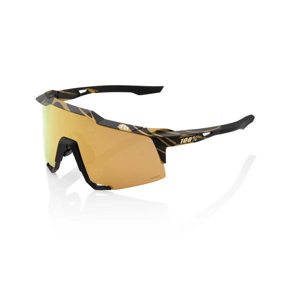 100% Speedcraft - Peter Sagan LE Metallic Gold Flake HiPER GoldMirror Lens