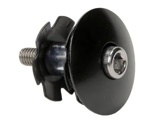 Star Nut, 1" w/Alloy black cap - freedommachine
