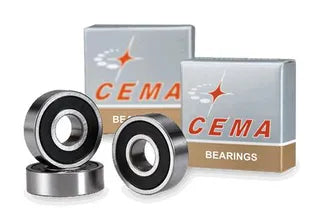 Cema Sealed Bearings Hub 6003LLB 15 x 35 x 11mm, Chrome Steel