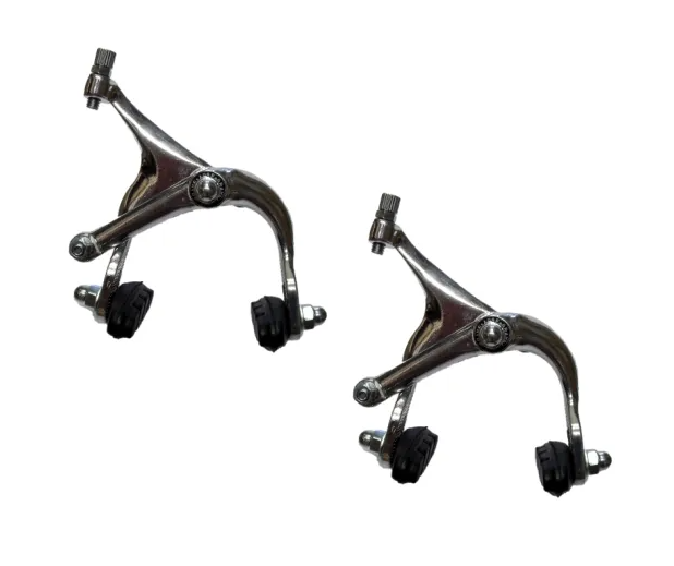 BRAKE - BIKELANE Caliper Brake Set, 45-57mm Reach, Single Pivot, Alloy, Nutted, SILVER (Front & Rear)