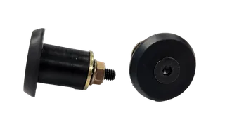 END PLUGS, Expander type, 18mm, BLACK, 2/SET