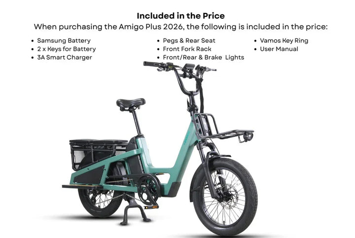 Amigo Plus 2026 - All-Purpose Passenger Commuter E-Bike