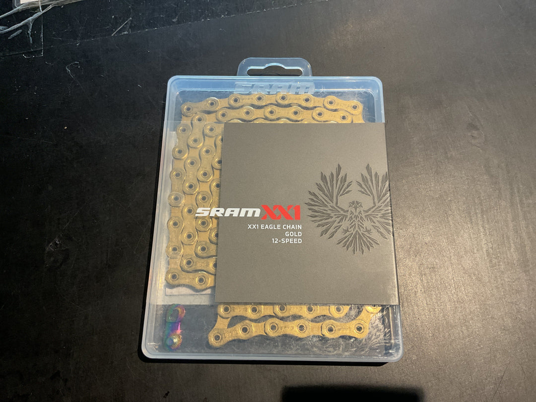 SRAM xx1 eagle chain gold 12 sp - freedommachine