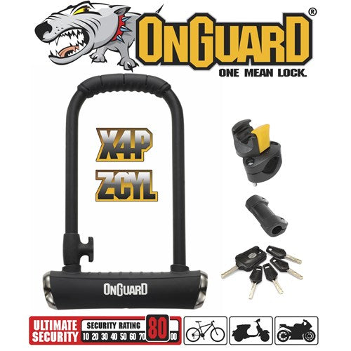 ONGUARD Pitbull Standard U-Lock Keyed - freedommachine