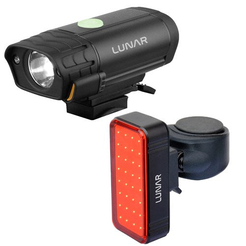 LUNAR Light Set - ASTRO 400 Combo - 400 Lumen Front - 50 Lumen Rear USB-C - freedommachine