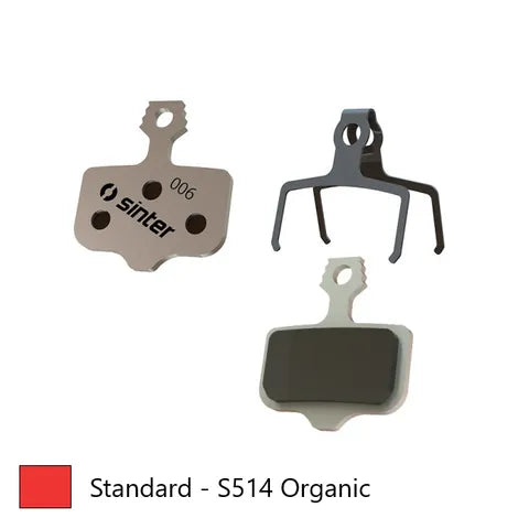 BRAKE DISC PADS - MTB & ROAD PREMIUM, RED, Avid | Sram | Trickstuff Elixir 9, 7, 5, 3, 1 | CR | CR Mag | R | XX | XO