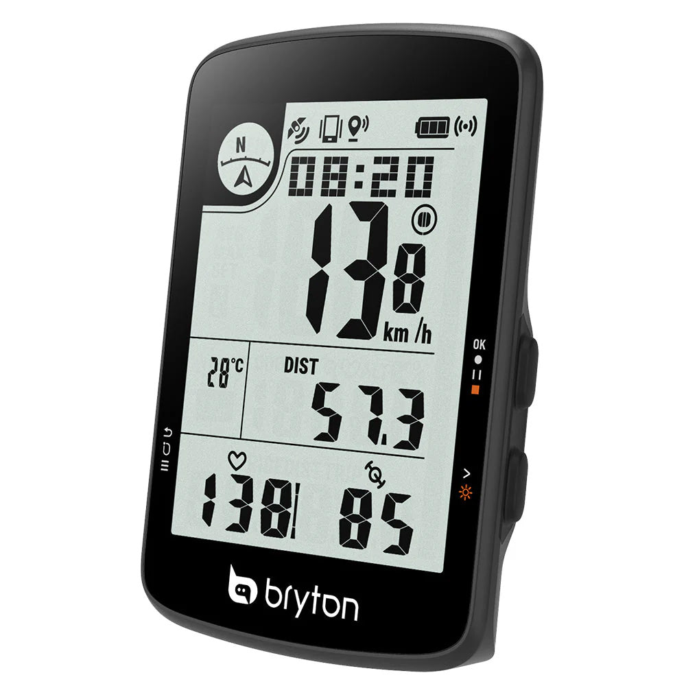 Bryton Rider 17 E GPS Cycle Computer Black