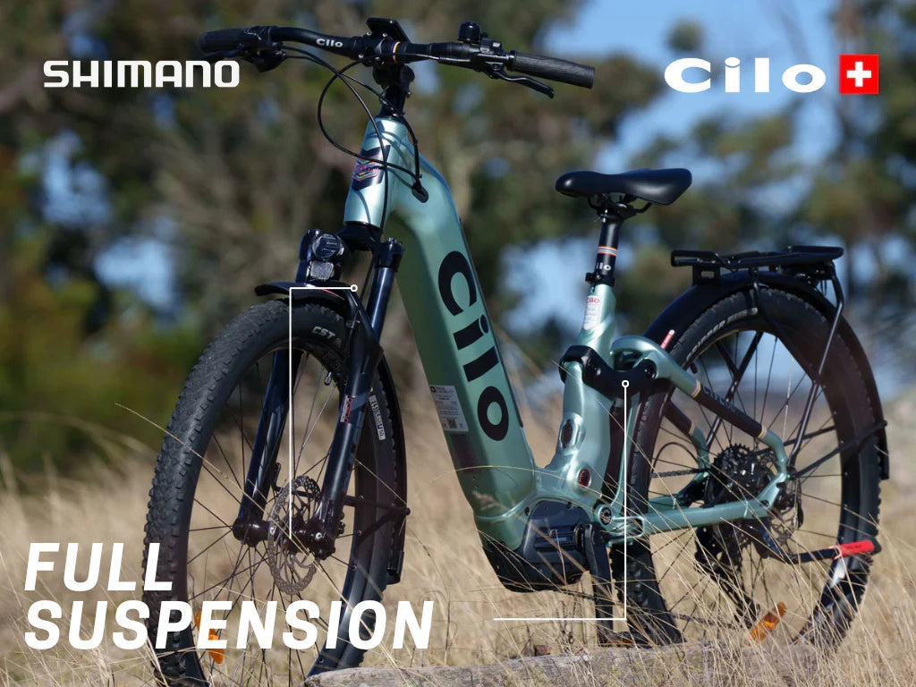 SWISS Cilo RIVERTOUR CTFL°06 Full-Suspension Step-Through eBike