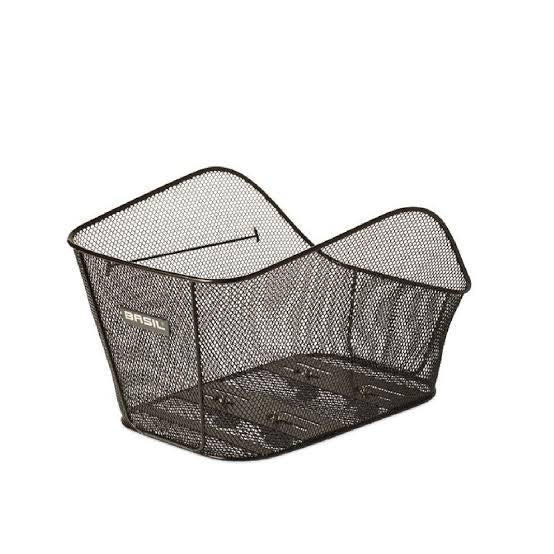 BASIL Icon Rear Basket - Large Black - freedommachine