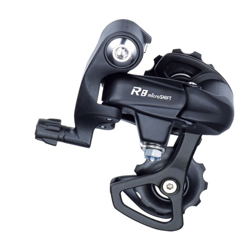 MicroShift Rear Derailleur - R8 RD-R32 - 2 x 7/8 Speed - Short Cage - 11-28T(7s) 25T(8s) (Shimano Road)