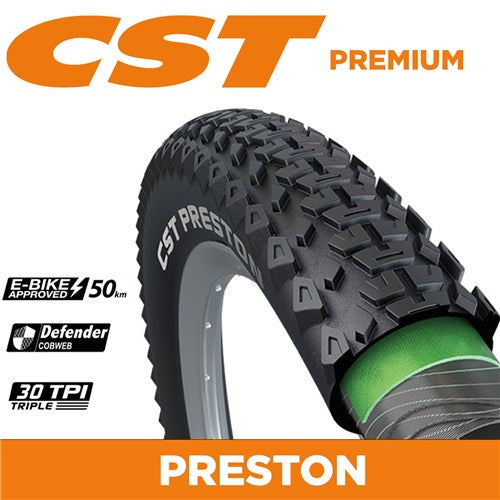 CST Tyre 27.5 x 2.35 Preston - CobWeb 3mm Layer