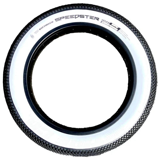 VEETIRE Speedster White Wall 20x4" - freedommachine