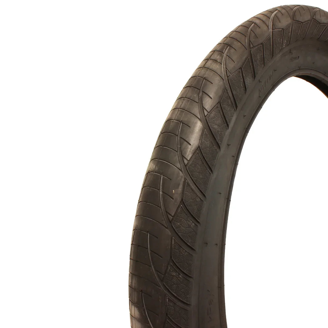 TourSeries Tyre - 24 x 4.0 Fat Tyre Slick Tread - Black - freedommachine