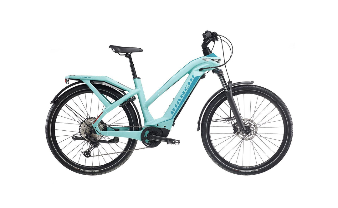 BIANCHI e-omnia T-Type Shimano Deore 12 speed StepThru