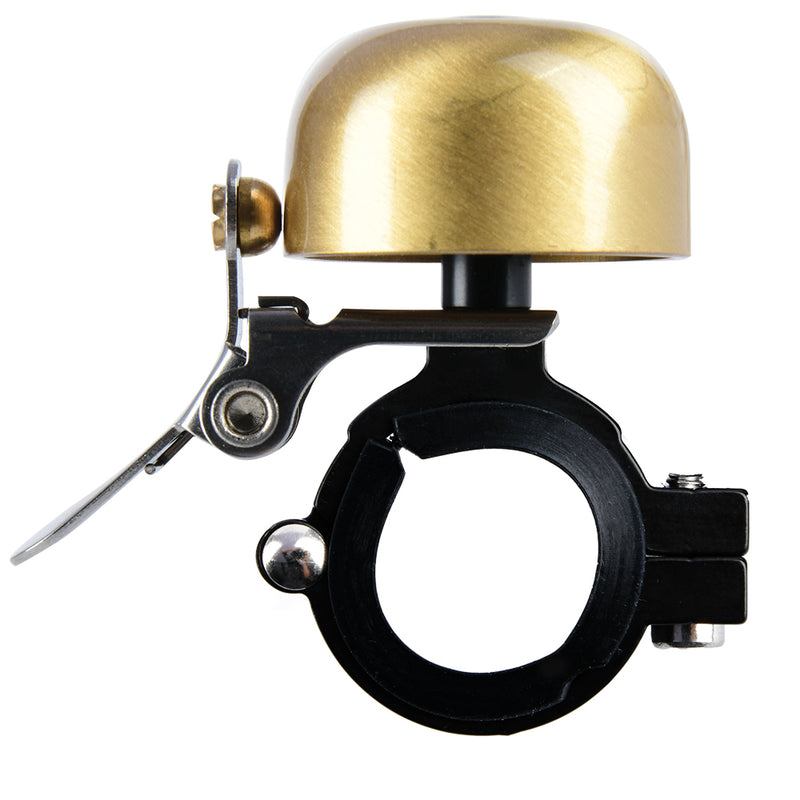 Oxford Mini Ping brass bicycle bell, gold finish