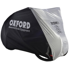 Oxford Aquatex CC102 triple bicycle cover in black and silver