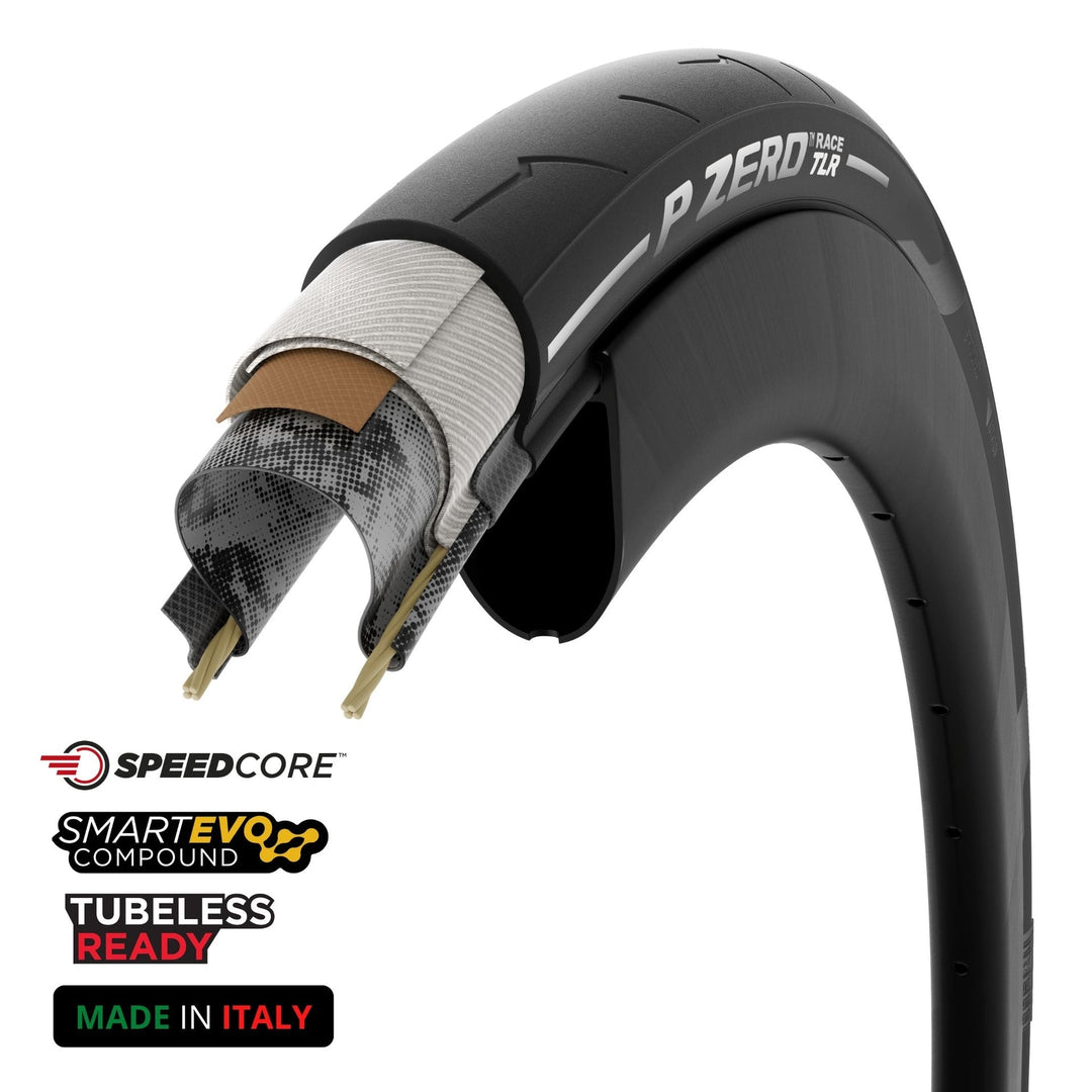 Pirelli P ZERO Race TLR Tire - 700 x 28 Tubeless Folding Classic Tan