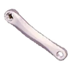 CRANK ARM LH 170mm, Diamond Taper, Low Profile Alloy SILVER - freedommachine