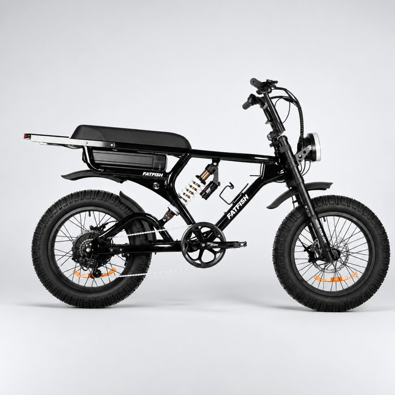 Fatfish Grime Fat Tyre E-Bike – manufacturer product photograph