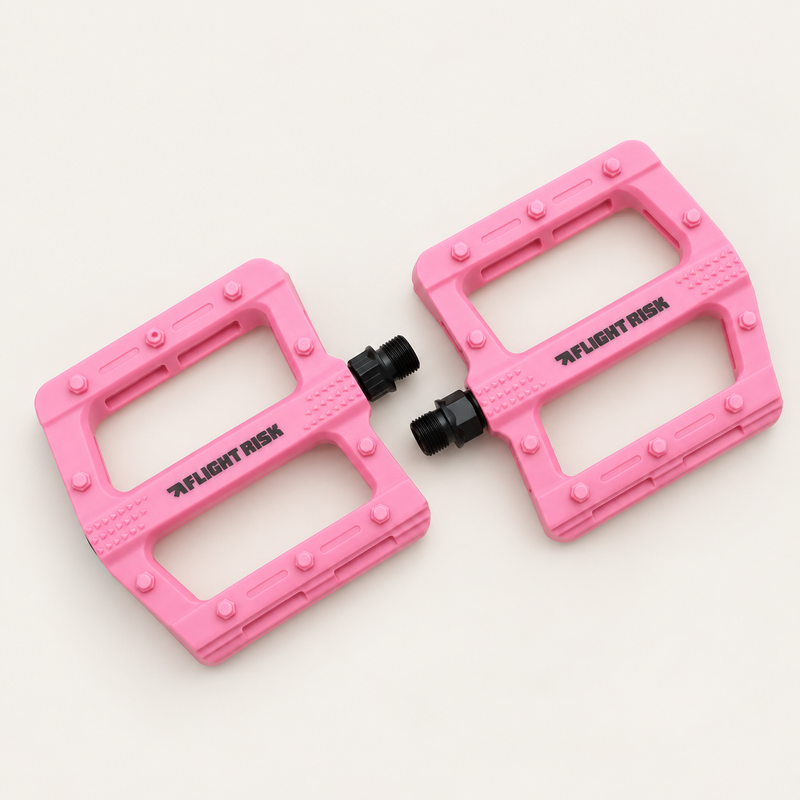 Flight Risk Pedal Set — Pink