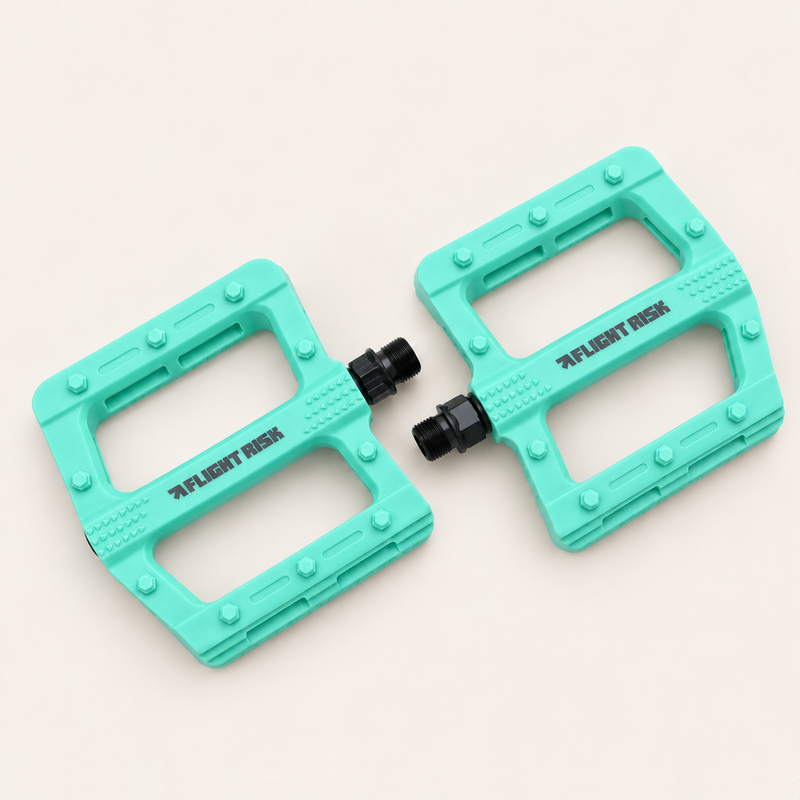 Flight Risk Pedal Set — Teal