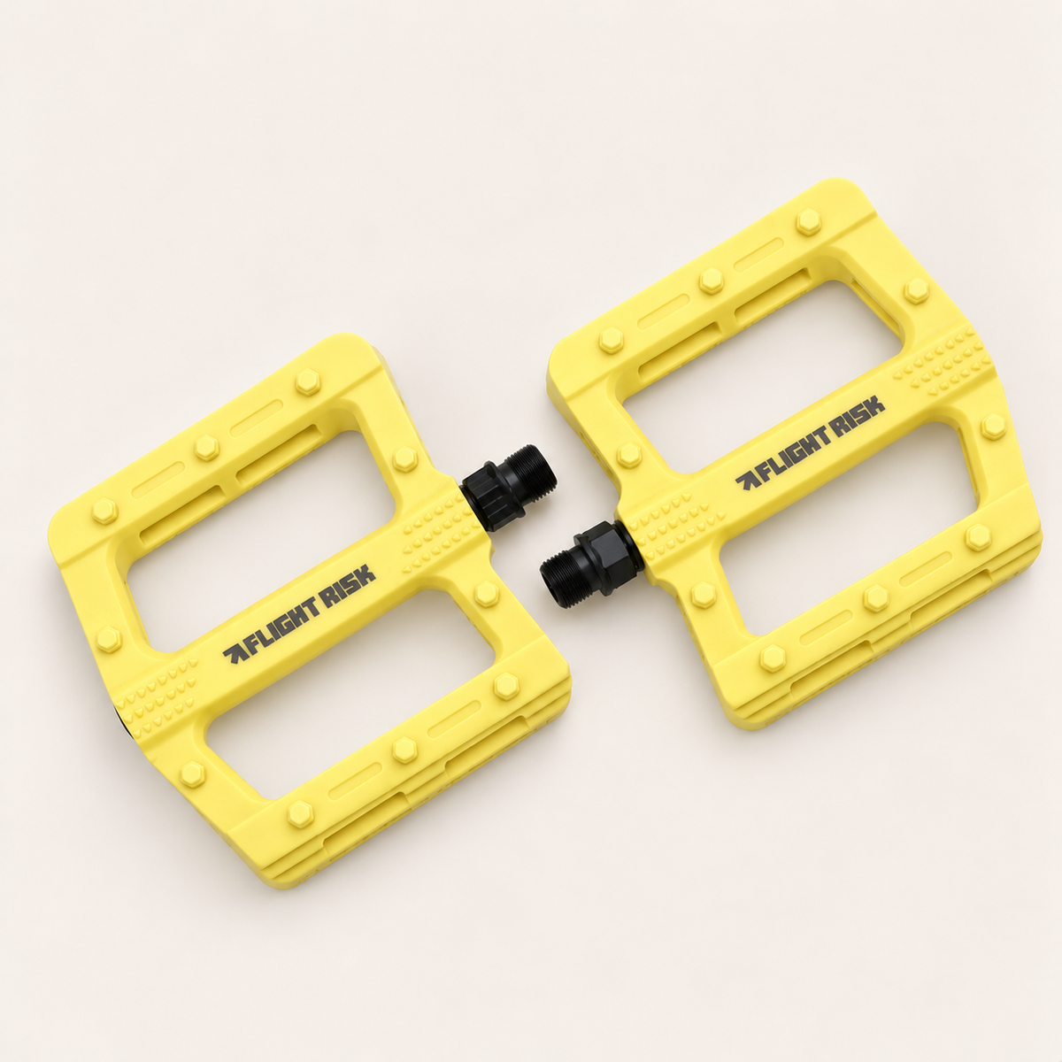 Flight Risk Pedal Set — Yellow