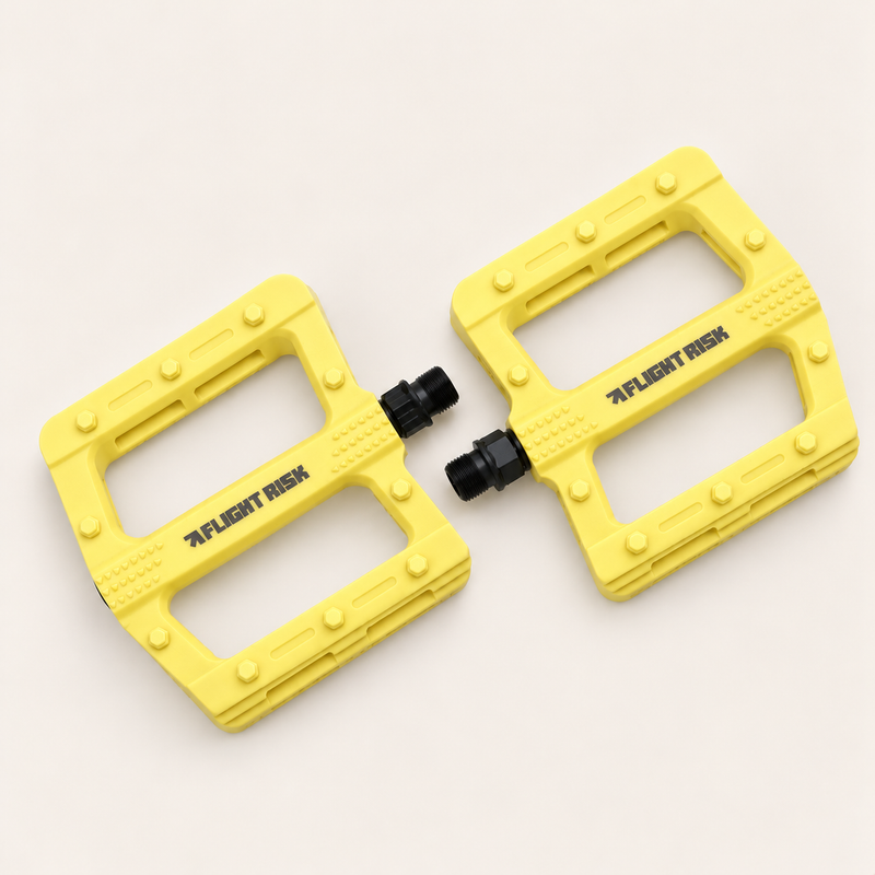 Flight Risk Pedal Set — Yellow